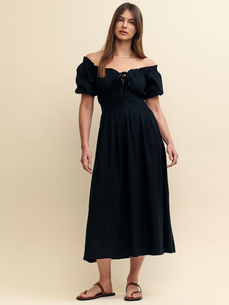 Nobody's Child Black Plain Genevieve Dress - Image 2 of 3