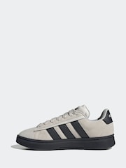 adidas Grey/Black Grand Court Alpha 00's Trainers - Image 2 of 9