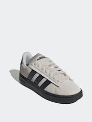 adidas Grey/Black Grand Court Alpha 00's Trainers - Image 3 of 9