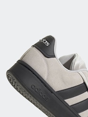 adidas Grey/Black Grand Court Alpha 00's Trainers - Image 8 of 9