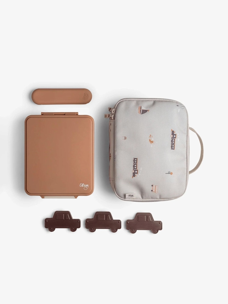 Citron Vehicles Thermal Lunch Bag for Kids - Image 6 of 6