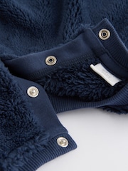 Navy Santa Bear Baby Fleece Top and Joggers Set - Image 8 of 10