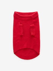Red Candy Cane Heart Christmas Dog Jumper - Image 5 of 8