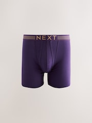 Rich Blue/Green 10 pack Sports Longer Length A-Front Boxers - Image 11 of 14