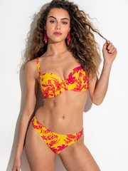 Pour Moi Yellow Brief Heatwave Bikini Briefs - Image 1 of 1