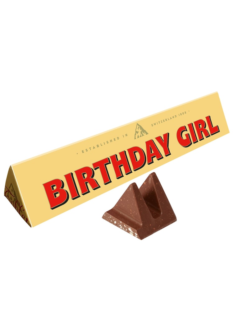 Toblerone Chocolate 360G Birthday Girl Bar - Image 2 of 2