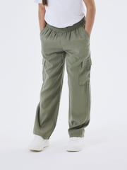 Name It Green Elasticated Waist Cargo Trousers - Image 1 of 5