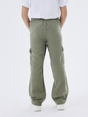 Name It Green Elasticated Waist Cargo Trousers - Image 2 of 5