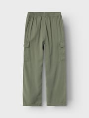 Name It Green Elasticated Waist Cargo Trousers - Image 3 of 5