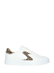 Skechers White Chrome Womens Eden LX  Trainers - Image 1 of 5