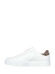 Skechers White Chrome Womens Eden LX  Trainers - Image 2 of 5
