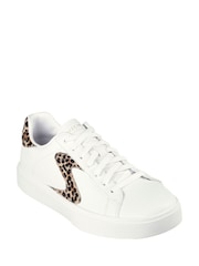 Skechers White Chrome Womens Eden LX  Trainers - Image 3 of 5