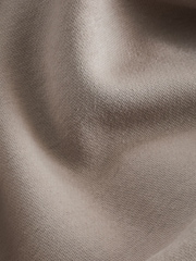Neutral Oversized Relaxed Fit Heavyweight Brushed Longline Hoodie Sweatshirt - Image 6 of 6