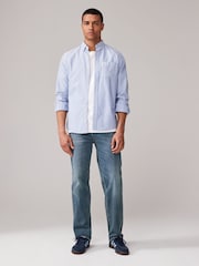 Bleu clair vintage - Coupe classique extensible et décontractée Jeans - Image 2 de 10