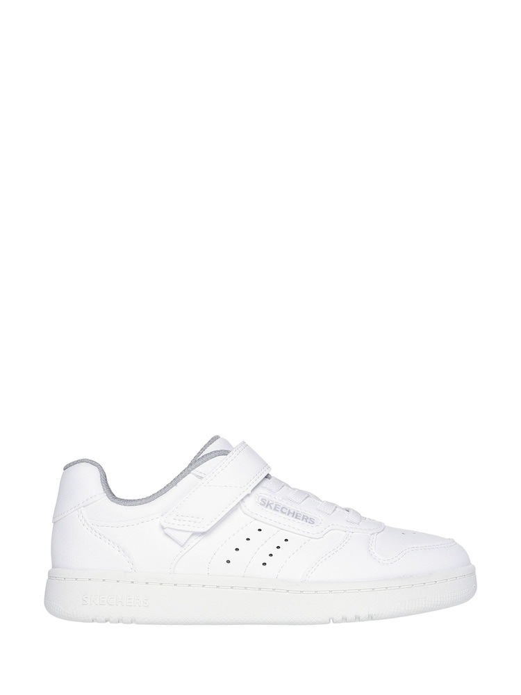 Skechers White Quick Street Trainers - Image 1 of 3