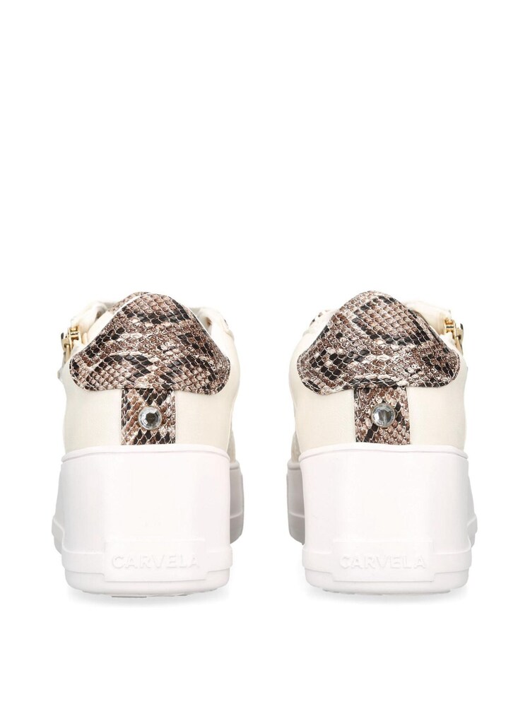 Carvela Jive Quilted Zip Trainers - Image 3 of 5