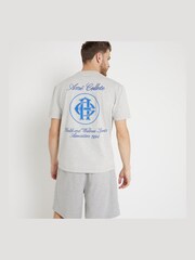 River Island Grey Regular Fit 100% Cotton Collete T-Shirt - Image 1 of 4