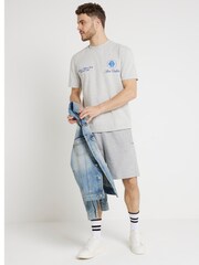 River Island Grey Regular Fit 100% Cotton Collete T-Shirt - Image 3 of 4