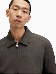 AllSaints Howl Brown Jacket - Image 2 of 8