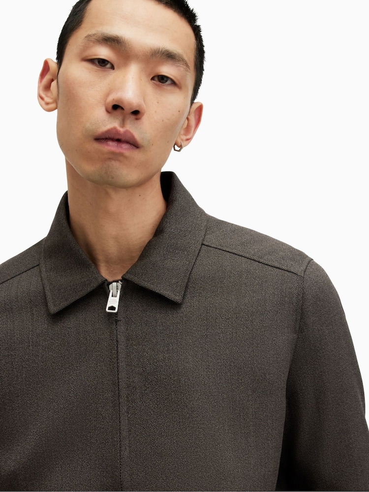 AllSaints Howl Brown Jacket - Image 2 of 8