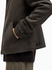 AllSaints Howl Brown Jacket - Image 5 of 8