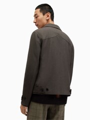 AllSaints Howl Brown Jacket - Image 7 of 8