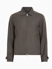 AllSaints Howl Brown Jacket - Image 8 of 8