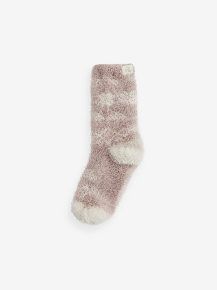 بني منك - Bath & Body Works Cosy Ski Socks 2 Pack - صورة 5 من 5