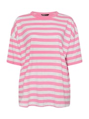 Yours Curve Grey 100% Cotton Boxy T-Shirt - Image 5 of 5
