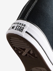 Converse Black Chuck Taylor All Star Wedge Trainers - Image 12 of 14