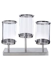Interiors by Premier Silver Kensington Townhouse 3 Light Candle Holder - Image 3 of 3