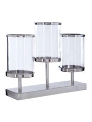 Interiors by Premier Silver Kensington Townhouse 3 Light Candle Holder - Image 4 of 5