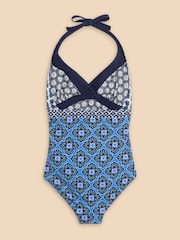 White Stuff Blue Sunshine Reversible Swimsuit - Image 6 of 7