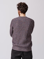 Aubin Markby Twist Purple Crew Jumper - Image 2 of 5