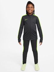 Nike Dark Grey/Volt Kids Dri-FIT Academy23 Football Tracksuit - Image 1 of 4