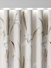 Natural Lily Floral Made to Measure 100% Cotton Curtains - Image 8 of 9