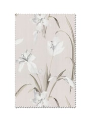Natural Lily Floral Made to Measure 100% Cotton Curtains - Image 9 of 9