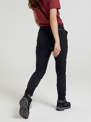 Mountain Warehouse Black Womens 100% Cotton Kesugi Trekking Trousers - Image 2 of 4