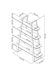 Bentley Designs Weathered Oak Peppercorn Emerson Open Display Unit - Image 5 of 5