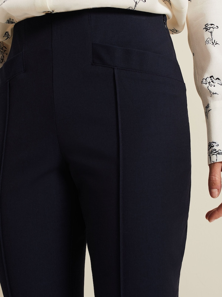 Phase Eight Blue Miah Stretch Capri Trousers - Image 4 of 7