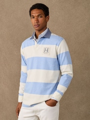 Hackett Heritage H Stripe Rugby Shirt - Imagem 4 de 8