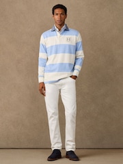 Hackett Heritage H Stripe Rugby Shirt - Imagem 7 de 8
