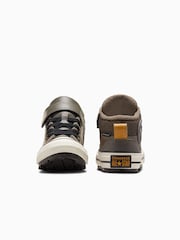 Converse Grey Junior Chuck Taylor Leather Malden Street Boots - Image 3 of 8