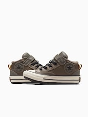 Converse Grey Junior Chuck Taylor Leather Malden Street Boots - Image 5 of 8