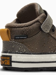 Converse Grey Junior Chuck Taylor Leather Malden Street Boots - Image 8 of 8