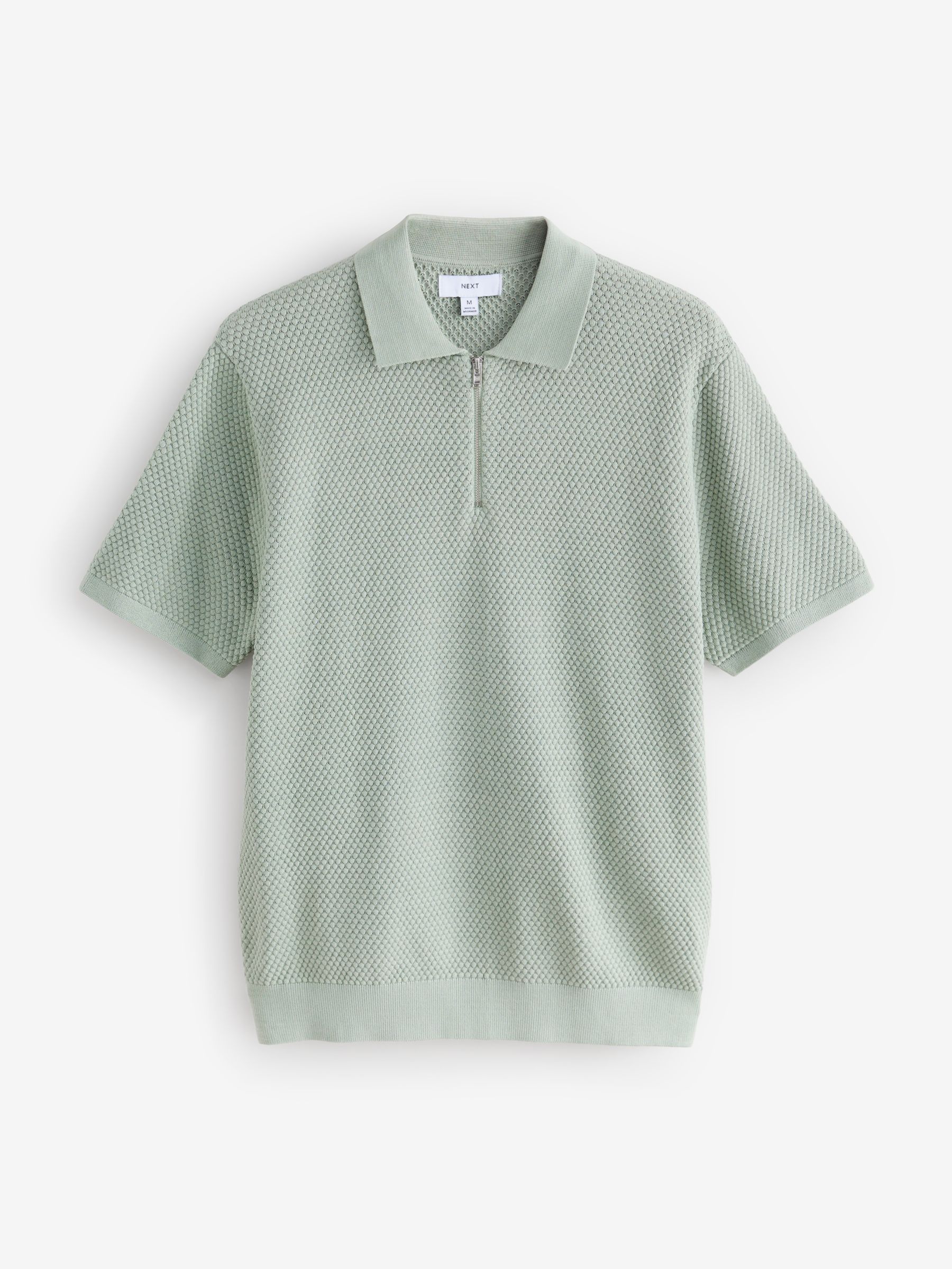Buy Light Green Regular Fit 100% Cotton Textured Short