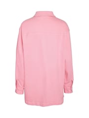NOISY MAY Pink Oversized Denim Shacket - Image 7 of 7
