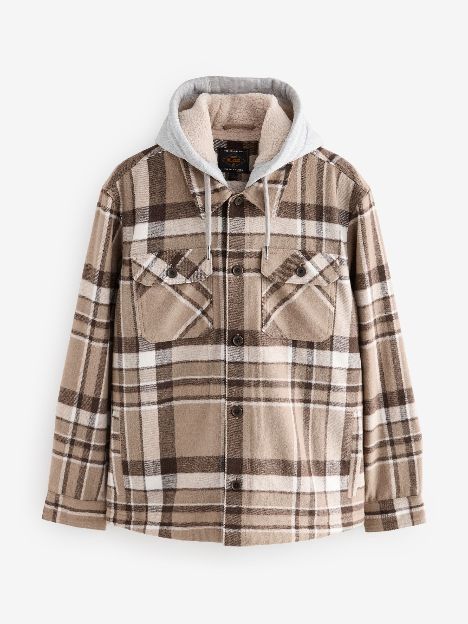 Stone Borg Lined Shacket