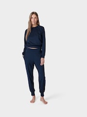 Sweaty Betty Navy Blue Gaia Performance Yoga Joggers - Image 1 of 8