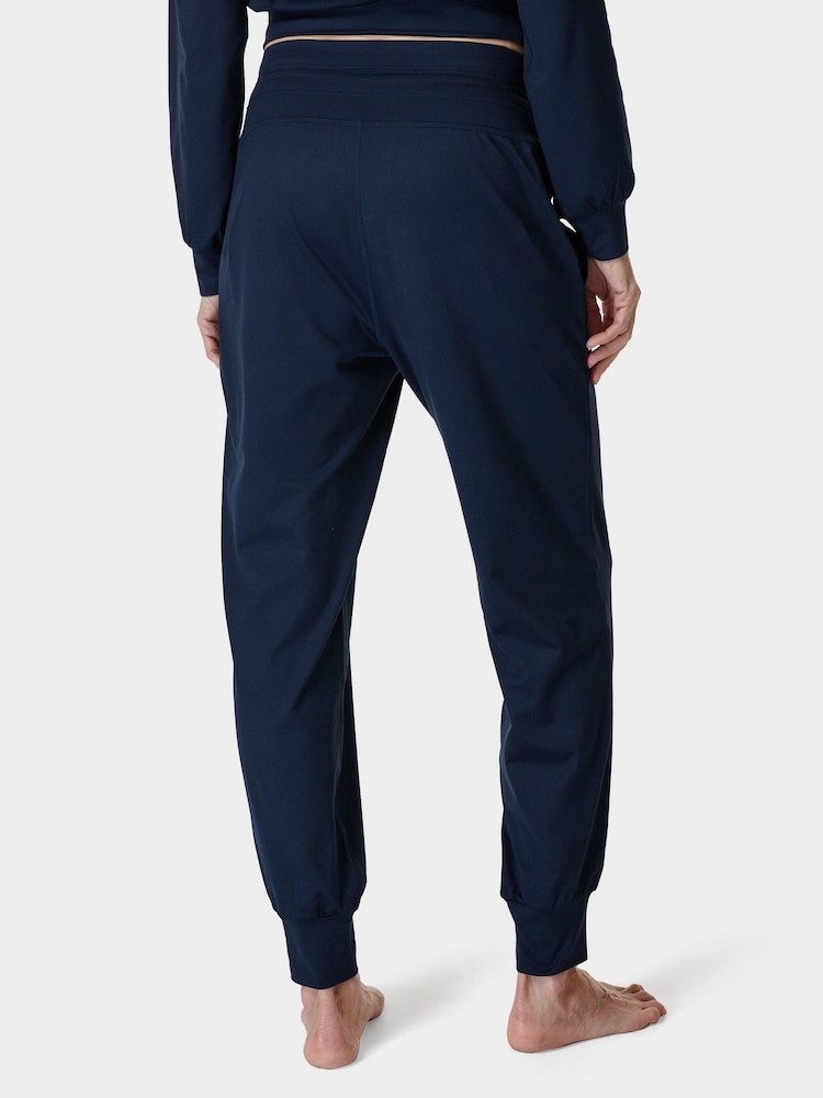 Sweaty Betty Navy Blue Gaia Performance Yoga Joggers - Image 2 of 8